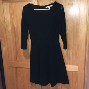 Lauren Conrad black dress women’s 6 EUC fit flare